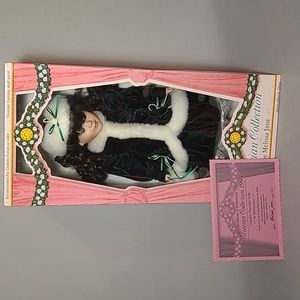 Victorian Collection 1994 Genuine Porcelain Doll by Melissa Jane Limited